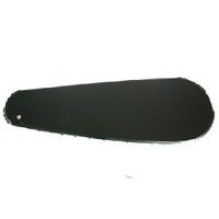 Chain guard lacquer cloth matt black 24" h 5500242