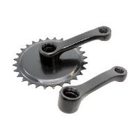 Hzb crankset 28 teeth 102 mm crank length black1828102-stzw