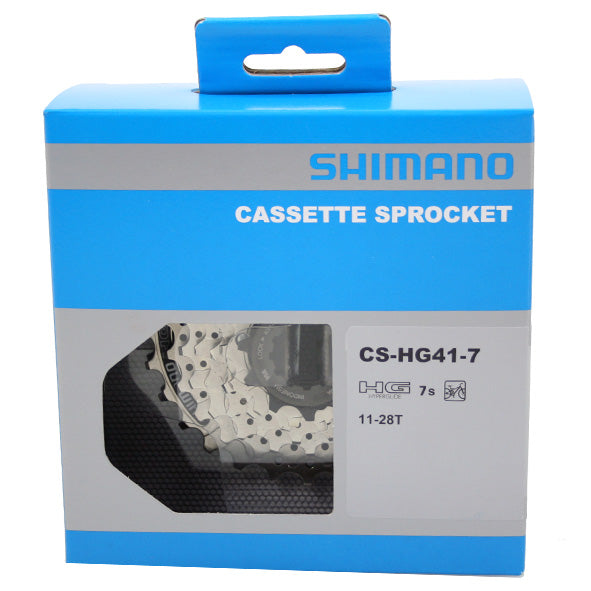 Shimano cassette cs-hg41 7 speed 11-28