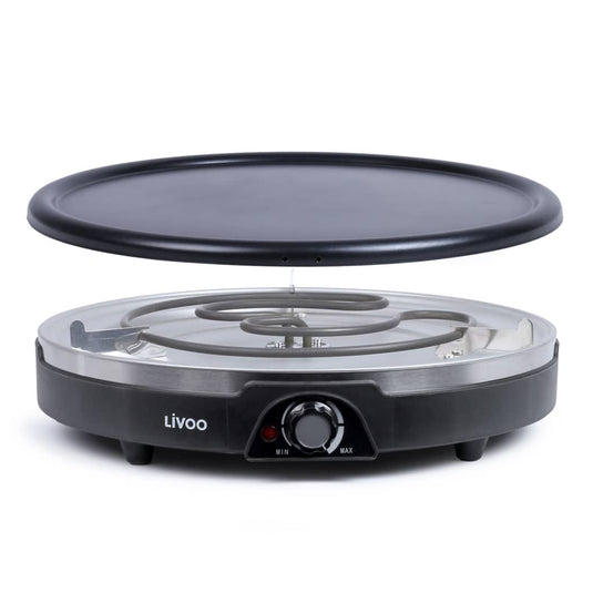 Livoo Livoo Crêpemaker XXL zwart Ø 38 cm zwart