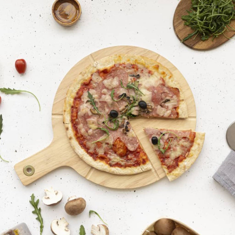 Load image into Gallery viewer, Livoo Livoo Pizzasnijset 30 cm hout
