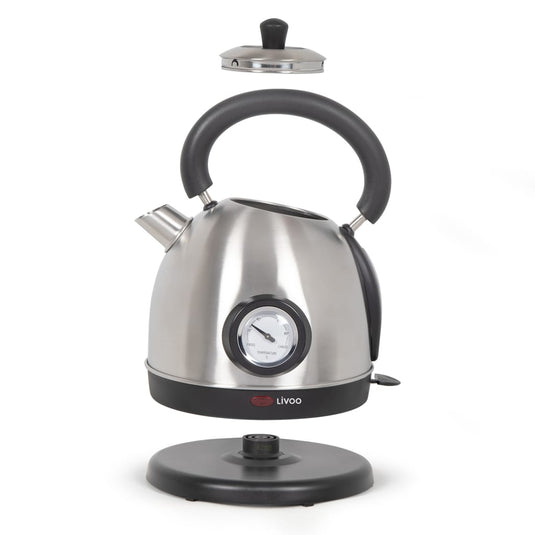 Livoo Livoo Fluitketel met temperatuurregeling 1,8 L 1800 W zilverkleurig