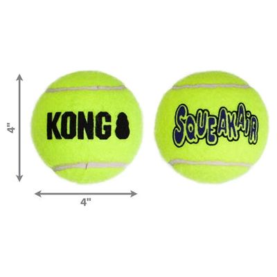 Load image into Gallery viewer, Kong Squeakair tennisbal geel met piep

