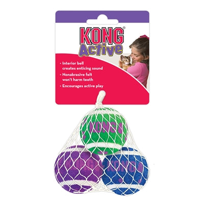 Load image into Gallery viewer, Kong Kat tennisballen met bellen
