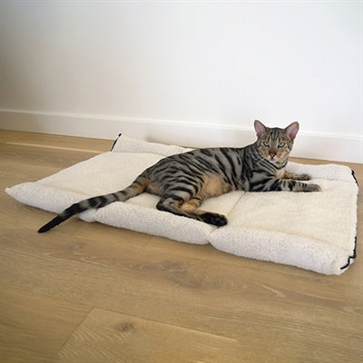 Load image into Gallery viewer, Rosewood Kattenmand snuggle plush 2 in 1 piramide deken
