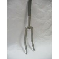 front fork fixed 18 inch 1 inch steel silver