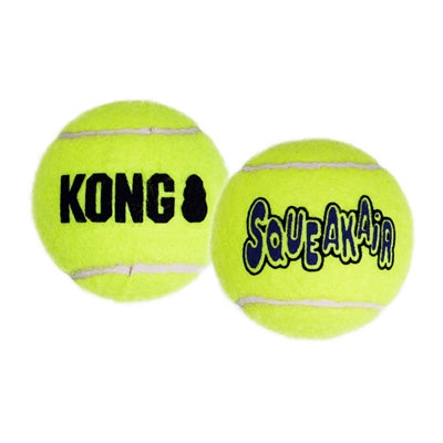 Load image into Gallery viewer, Kong Squeakair tennisbal geel met piep
