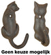 Haak kattenstaart gietijzer assorti