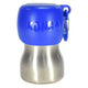 Kong H2o drinkfles rvs blauw