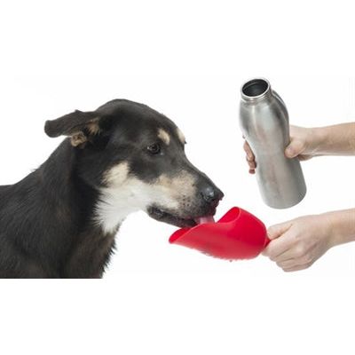 Load image into Gallery viewer, Kong H2o drinkfles rvs oranje
