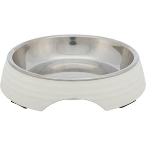 Trixie Voerbak kat melamine rvs wit