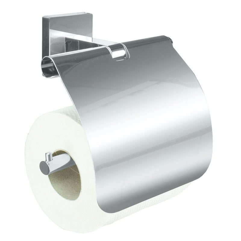 Load image into Gallery viewer, Kleine Wolke Kleine Wolke Toiletrolhouder met deksel Luno zilverkleurig
