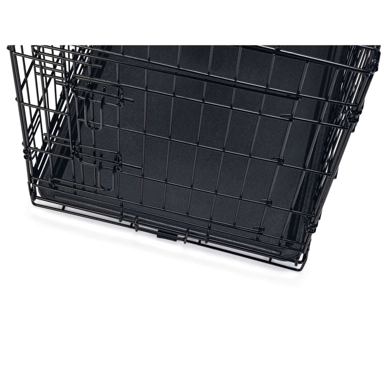 Load image into Gallery viewer, Karlie Hondenbench met 2 deuren 77x47x54 cm zwart
