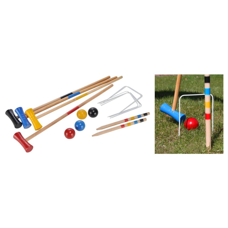 Load image into Gallery viewer, HI HI 18-delig croquetspel 4 spelers hout
