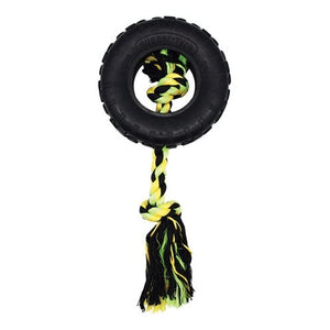 Happy pet grrrelli tyre tugger zwart groen
