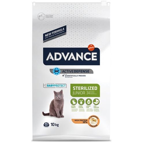 Afbeelding laden in galerijviewer, Advance - junior sterilized chicken kattenvoer
