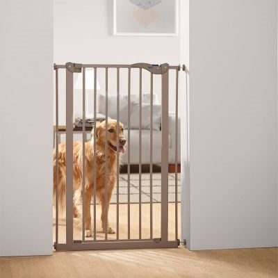 Load image into Gallery viewer, Savic Dog barrier afsluithek met kleine deur grijs
