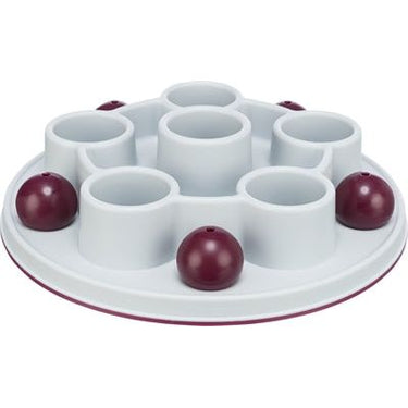 Trixie Cat activity pentagon wit bordeaux