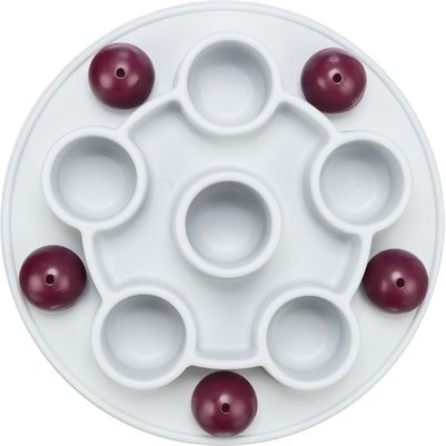 Trixie Cat activity pentagon wit bordeaux