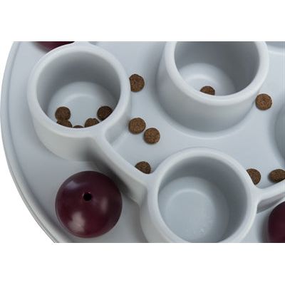 Trixie Cat activity pentagon wit bordeaux