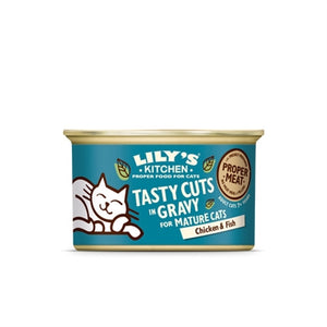 Lily's kitchen Cat mature chicken fish tasty cuts in gravy