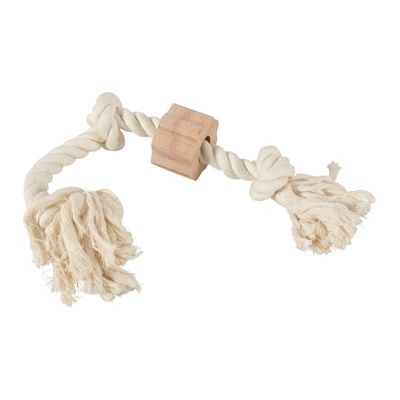 Load image into Gallery viewer, Zolux Wild flostouw met hout 3 knoop
