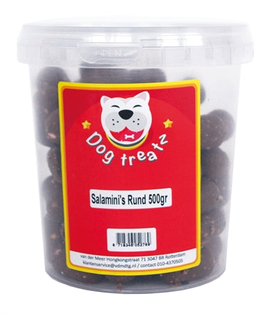 Load image into Gallery viewer, Dog treatz Salamini rund
