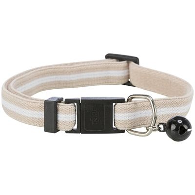 Trixie Halsband kat strepen elastisch assorti