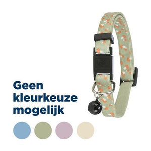 Trixie Halsband kat paddenstoel elastich assorti