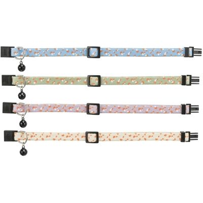 Trixie Halsband kat paddenstoel elastich assorti