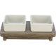 Trixie Voerbak hond set citystyle keramiek grijs bruin