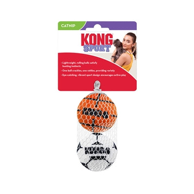 Load image into Gallery viewer, Kong Cat sport balls met catnip assorti
