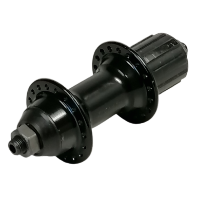 formula rear hub dropout 36 hole cassette 7 speed black