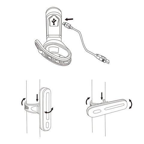 Taillight USB Capsule XL