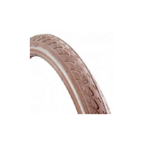 Tire: Deli Color: Brown with reflection Size: 22x1.75, ETRTO 47-457