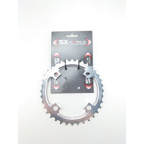 Chainring 36t silver alu T6