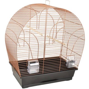 FLAMINGO FLAMINGO Vogelkooi Saga 51x28x55 cm koperkleurig