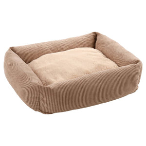 FLAMINGO FLAMINGO Hondenmand met rits Colette rechthoekig 50 cm taupe