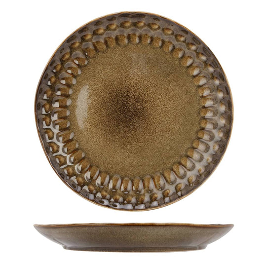 Cosy Trendy Cosy Trendy Bord Araki Hazel 6 st Ø27 cm bruin