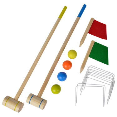 Eichhorn Outdoor Houten Croquet Spel 18dlg.
