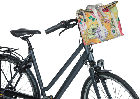 Basil Bloom Field - bicycle handbag MIK - 8-11 liters - front/back - yellow