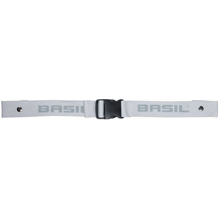 Basil Band Basket | Cotton | Reflection Gray | rear basket