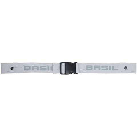 Basil Band Basket | Cotton | Reflection Gray | rear basket