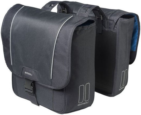 Basil Sport Design - double bicycle bag - 32 liters - graphite