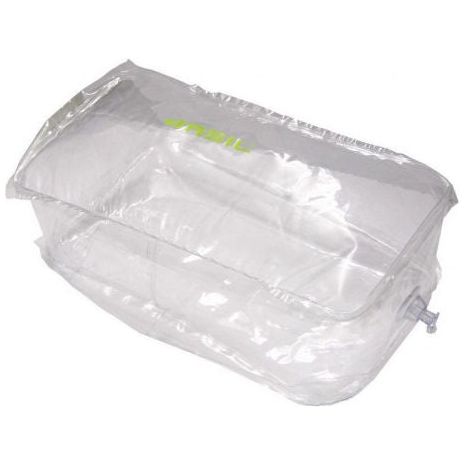 Inflatable filling cushion for display bicycle bag -