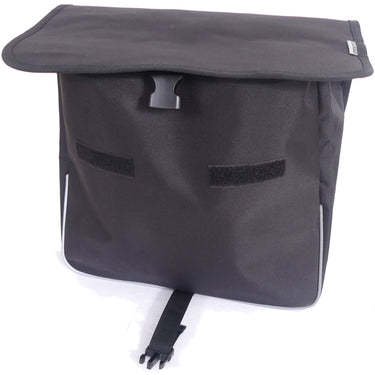 Edge Dubbele fietstas Basic Shopper 32 liter 32 x 38 x 13cm (2x) zwart