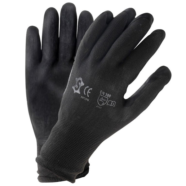 Assembly Glove Workshop Black Nylon with PU Coating *M*