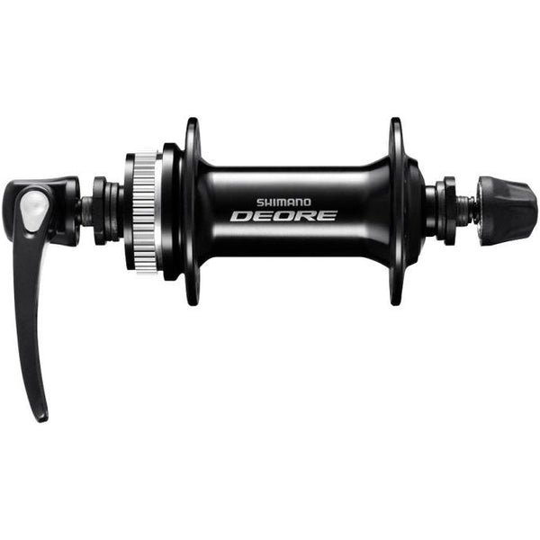 Front hub Shimano Deore HB-M6000 - 32 holes - 100 mm mounting width - with quick release - black