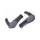 Qtcycletech Qt handvatten ergo+bar-end met lockringen 140mm zwart grijs op kaart