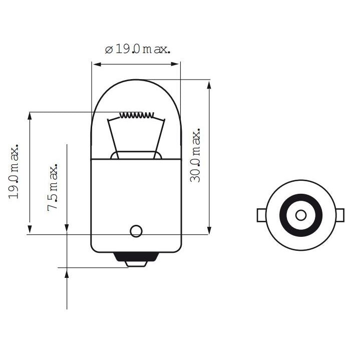 Load image into Gallery viewer, Bosma Lamp 6V-10W BA15S
